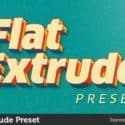 flat-extrude-preset