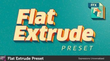 flat-extrude-preset