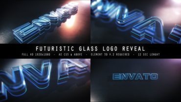 futuristic-glass-logo-reveal