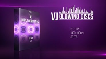 vj-purple-glowing-discs