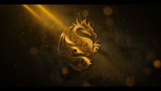 Gold Metal Particle Logo – Intro Download