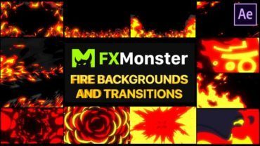 fire-backgrounds-and-transitions-after-effects
