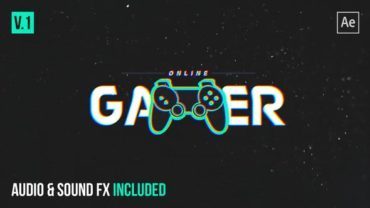 gamer-glitch-logo-reveal