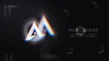 minimal-photographer-glitch-logo