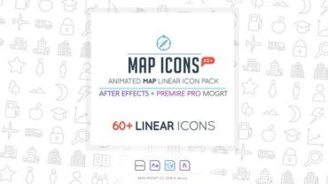 map-linear-icon-pack