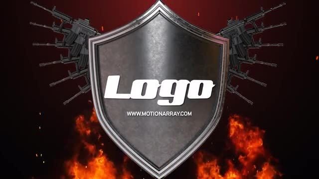 War Logo » Free After Effects Template