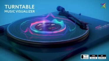 turntable-music-visualizer