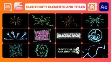 electricity-elements-and-titles-after-effects