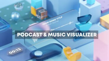 podcast-and-music-visual-techno-geometry-3d