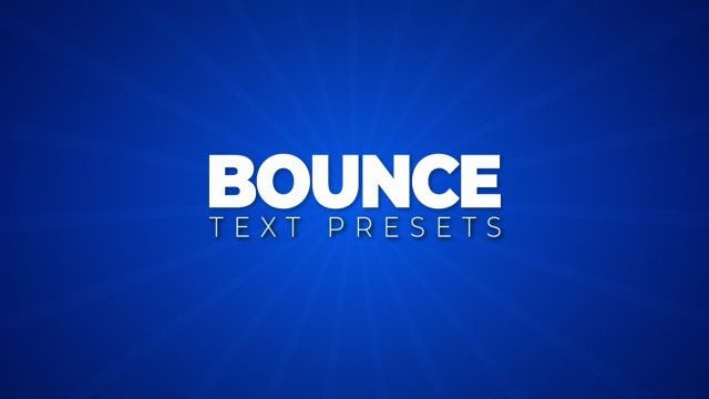 Bounce Logo - After Effects Templates